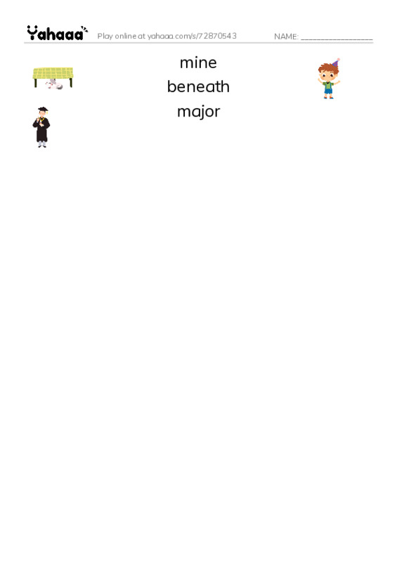 RAZ Vocabulary Q: Sinkhole Science PDF three columns match words