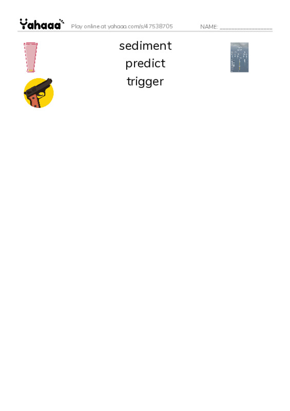 RAZ Vocabulary Q: Sinkhole Science2 PDF three columns match words