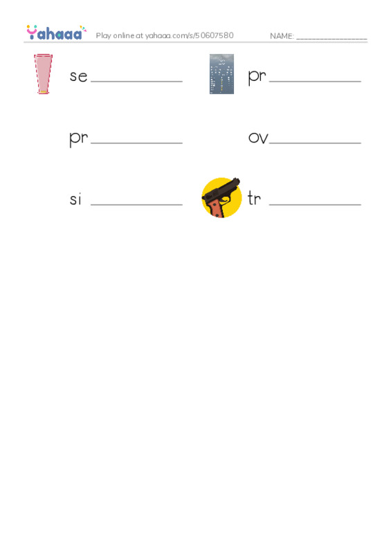 RAZ Vocabulary Q: Sinkhole Science2 PDF worksheet writing row