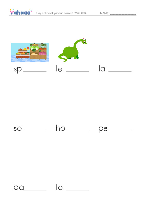 RAZ Vocabulary Q: The Legend of Nessie PDF worksheet to fill in words gaps
