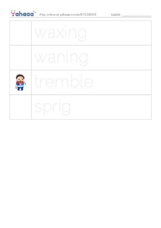 RAZ Vocabulary Q: The Little Fir Tree2 PDF one column image words