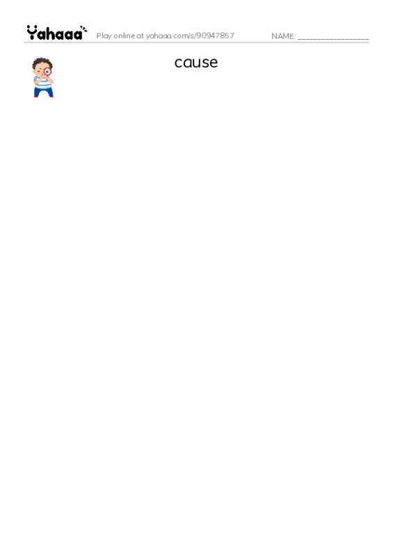 RAZ Vocabulary Q: The WeatherBot Warning PDF three columns match words