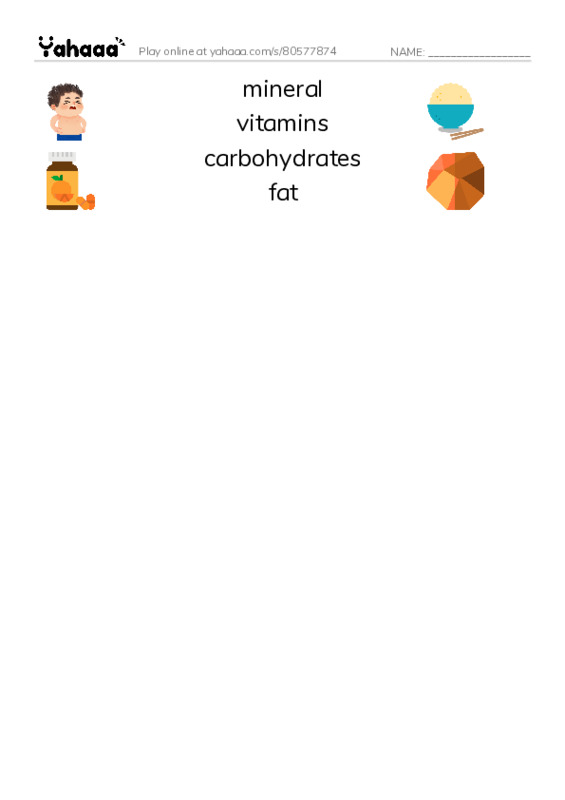 RAZ Vocabulary R: An Apple a Day PDF three columns match words