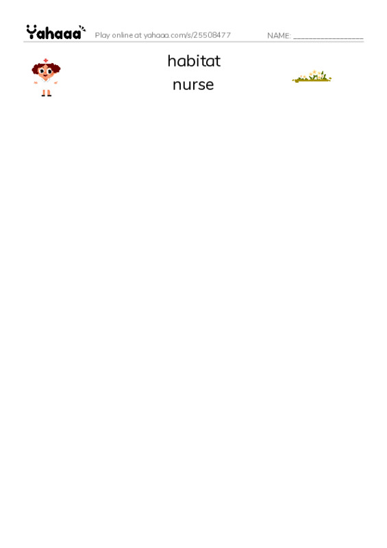 RAZ Vocabulary R: Elephants Giant Mammals PDF three columns match words