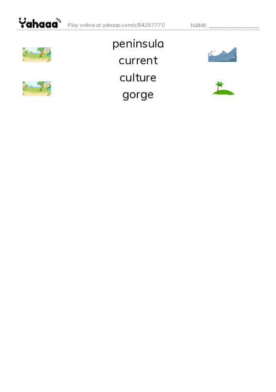 RAZ Vocabulary R: Expedition 40 The Secret of the Seasons PDF three columns match words