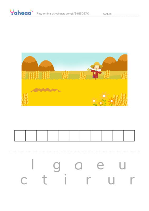 RAZ Vocabulary R: George Washington Carver PDF word puzzles worksheet