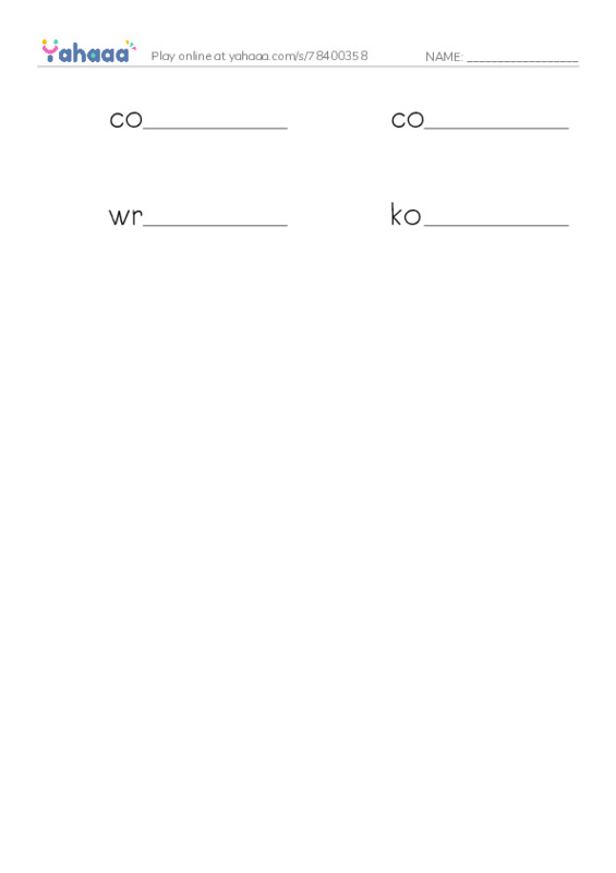 RAZ Vocabulary R: How the Robin Stole Fire2 PDF worksheet writing row
