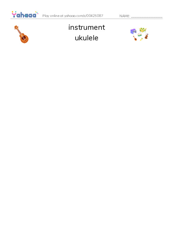 RAZ Vocabulary R: Neighborhood Mystery PDF three columns match words