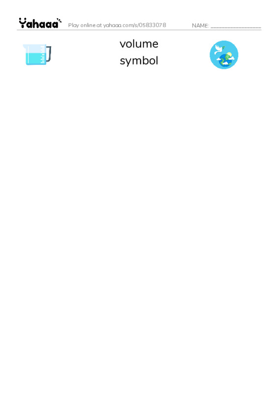 RAZ Vocabulary R: Pi Day PDF three columns match words