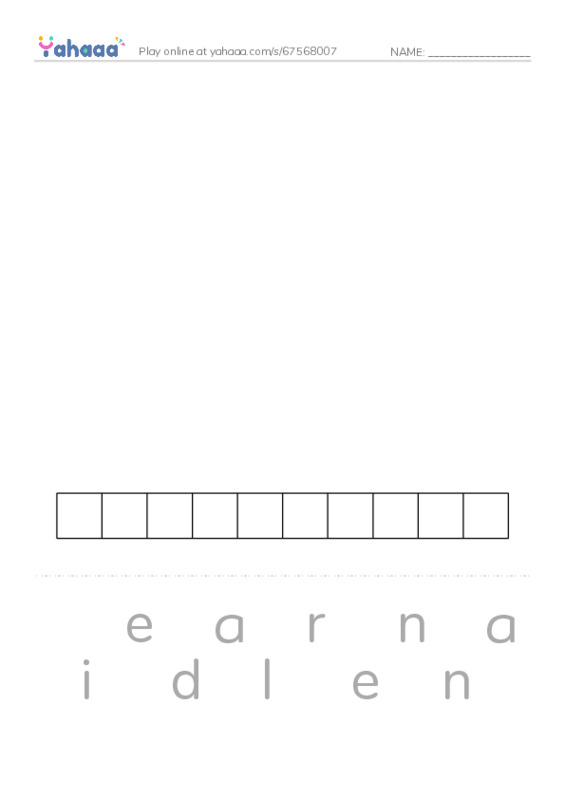 RAZ Vocabulary R: Skydiving PDF word puzzles worksheet