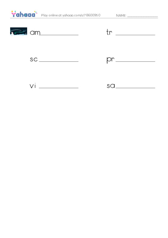 RAZ Vocabulary R: Turtle Tom PDF worksheet writing row
