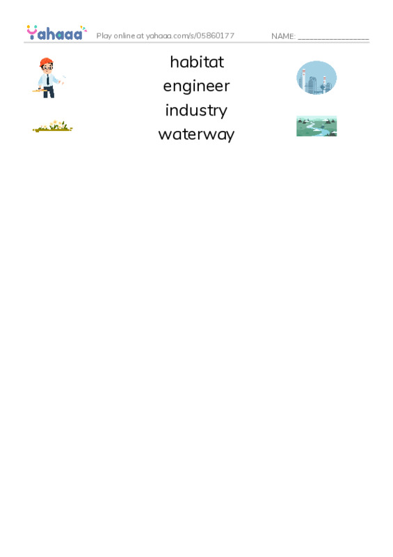 RAZ Vocabulary S: Seven Wonders of the Modern World PDF three columns match words