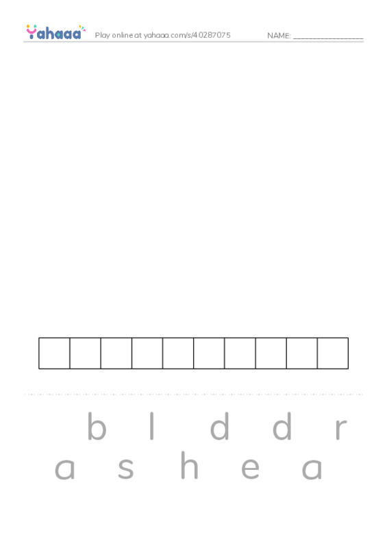 RAZ Vocabulary S: The Moon Bowl PDF word puzzles worksheet