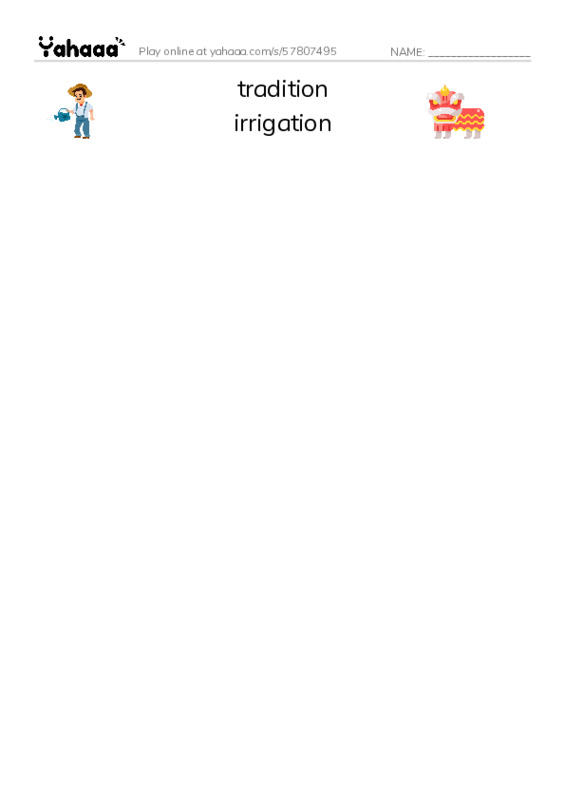 RAZ Vocabulary S: Wheeling the Snake PDF three columns match words