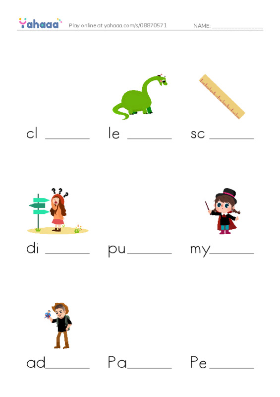 RAZ Vocabulary T: Adventures with Abuela PDF worksheet to fill in words gaps