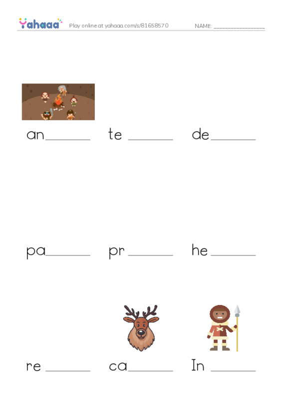 RAZ Vocabulary T: C Is for Canada PDF worksheet to fill in words gaps