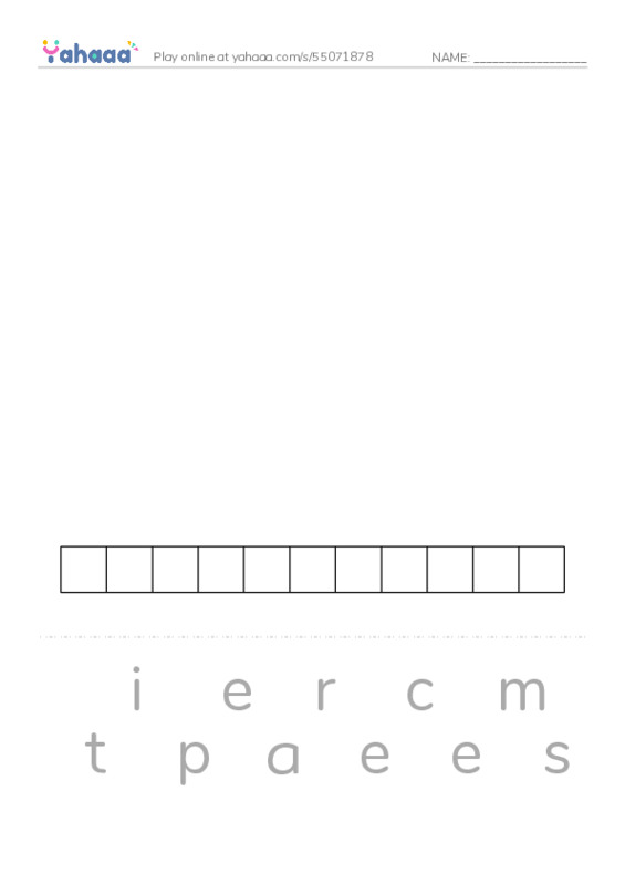 RAZ Vocabulary T: Carlos Puzzle PDF word puzzles worksheet