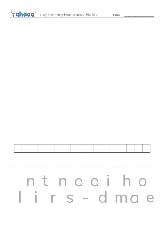 RAZ Vocabulary T: Carlos Puzzle2 PDF word puzzles worksheet