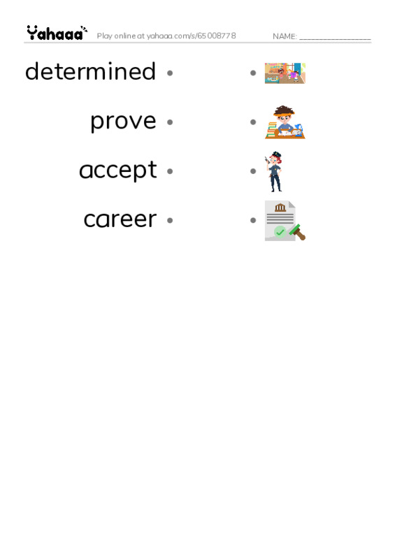 RAZ Vocabulary T: Elizabeth Blackwell Americas FIrst Woman Doctor PDF link match words worksheet