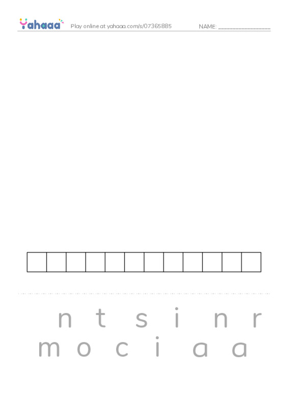 RAZ Vocabulary T: Special Effects2 PDF word puzzles worksheet