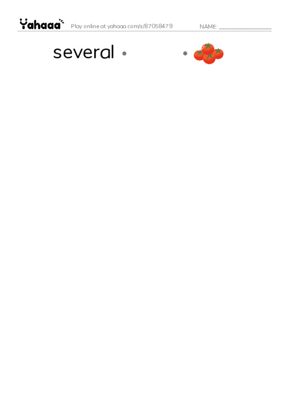 RAZ Vocabulary T: The Red Baron2 PDF link match words worksheet