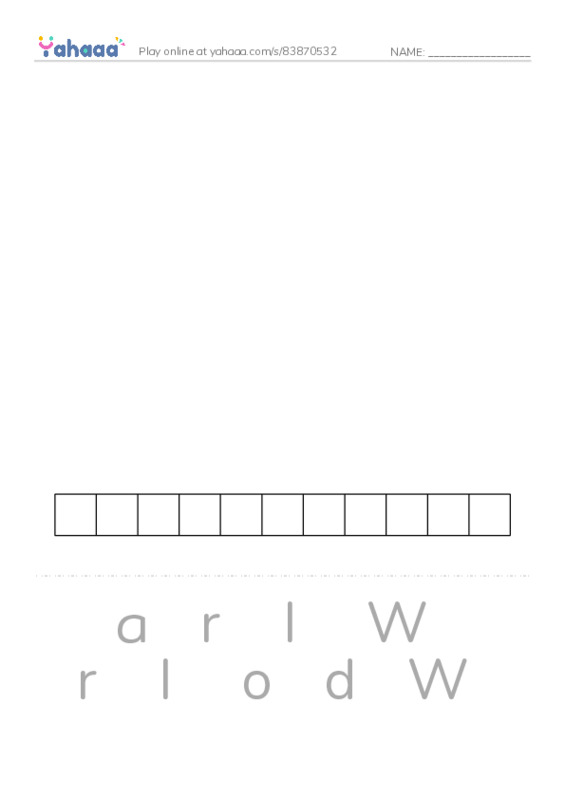 RAZ Vocabulary T: The Red Baron2 PDF word puzzles worksheet