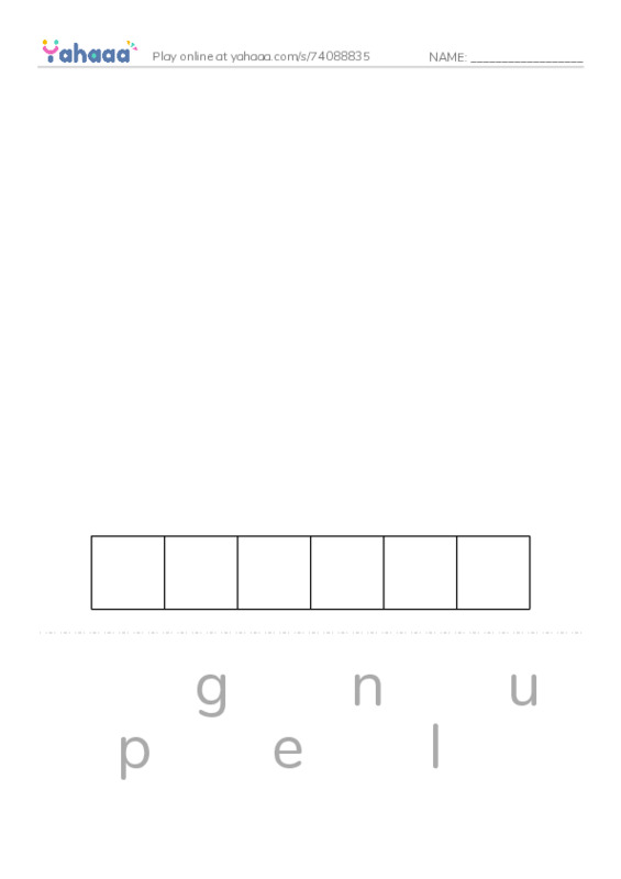 RAZ Vocabulary T: The Return to the Hollow Part II2 PDF word puzzles worksheet