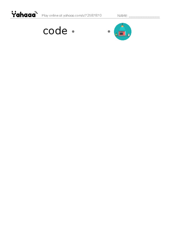 RAZ Vocabulary U: Arrows PDF link match words worksheet