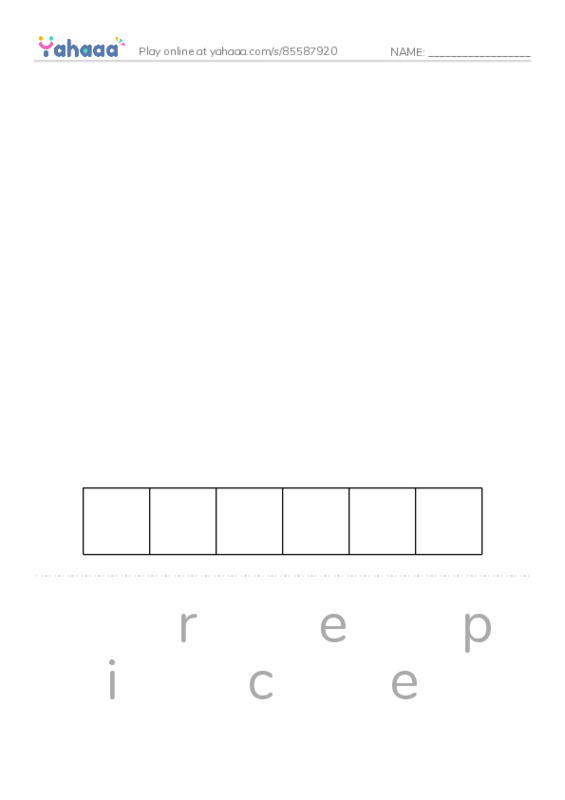 RAZ Vocabulary U: Dawn of the Doughnut2 PDF word puzzles worksheet