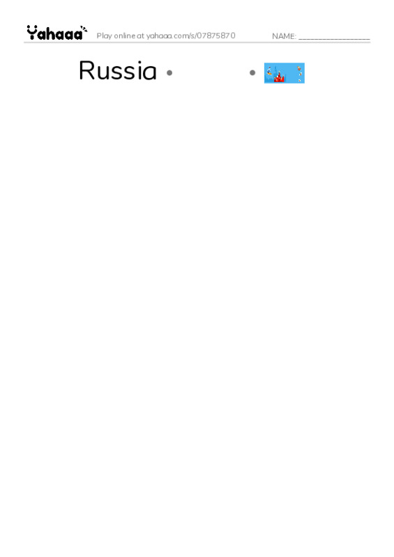 RAZ Vocabulary U: Fabulous Faberge Eggs PDF link match words worksheet