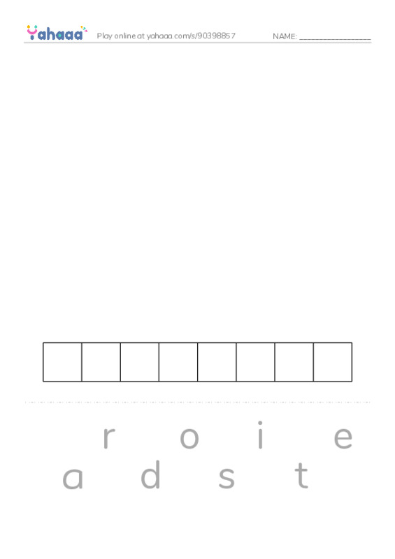 RAZ Vocabulary U: Jupiters Secrets Revealed PDF word puzzles worksheet