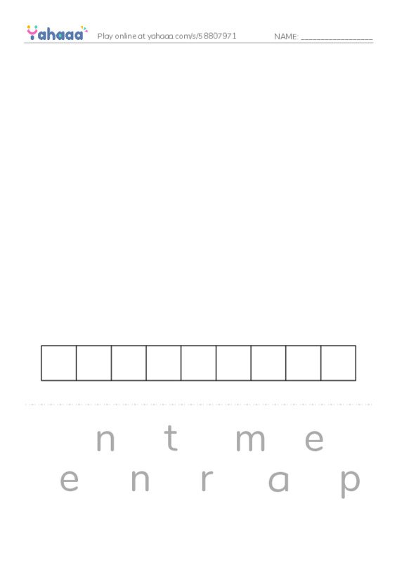 RAZ Vocabulary U: Pages School Report PDF word puzzles worksheet