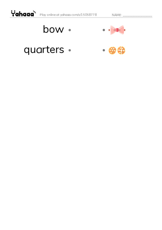 RAZ Vocabulary U: Pirate Ships and Flags PDF link match words worksheet