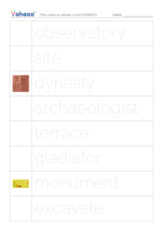 RAZ Vocabulary U: Seven Wonders You Can Visit PDF one column image words