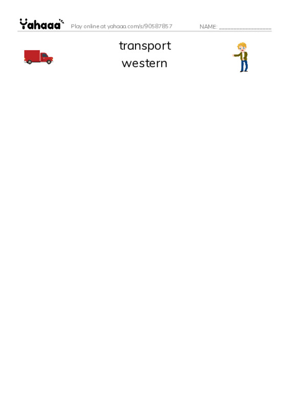 RAZ Vocabulary U: The Great Gallardos Books PDF three columns match words