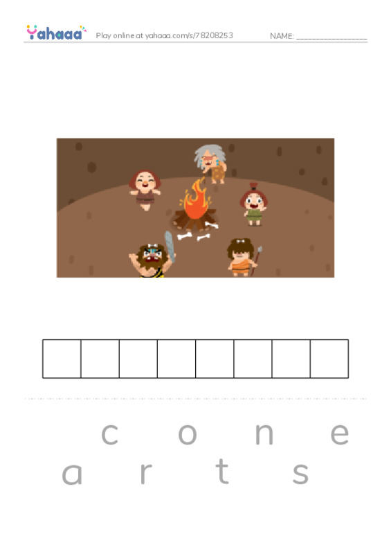 RAZ Vocabulary U: The Inuit Northern Living PDF word puzzles worksheet