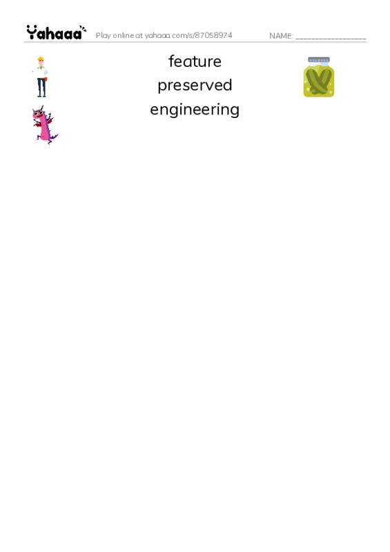 RAZ Vocabulary U: Underground Cities PDF three columns match words