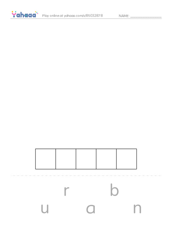 RAZ Vocabulary U: Wildlife Rescue PDF word puzzles worksheet