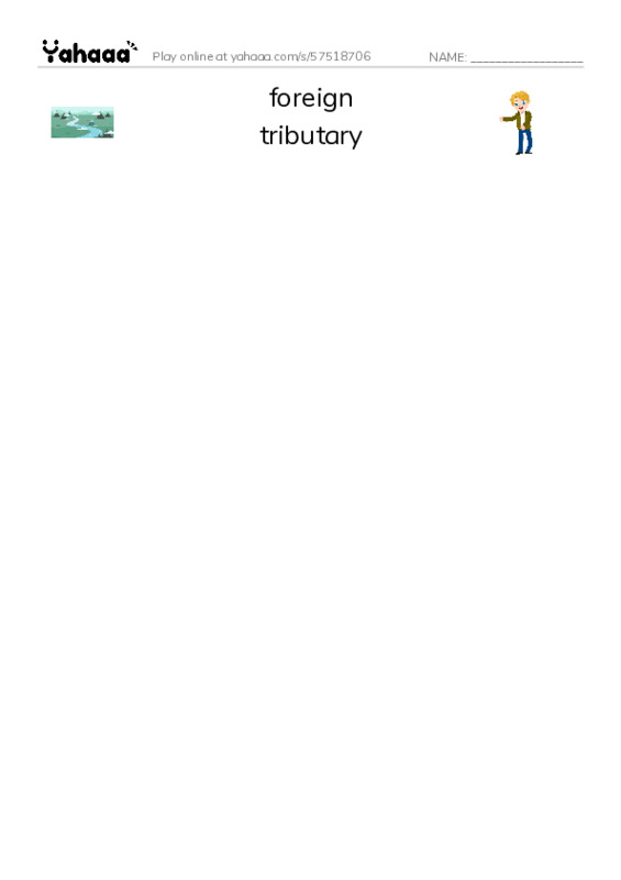 RAZ Vocabulary V: Adventure on the Amazon River PDF three columns match words