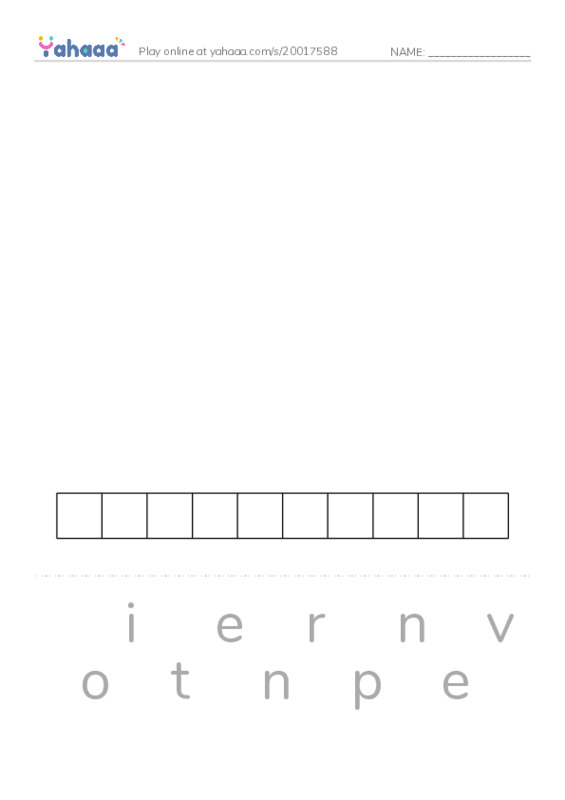 RAZ Vocabulary V: Bullying Hurts Everyone PDF word puzzles worksheet