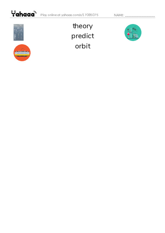 RAZ Vocabulary V: Eclipses PDF three columns match words