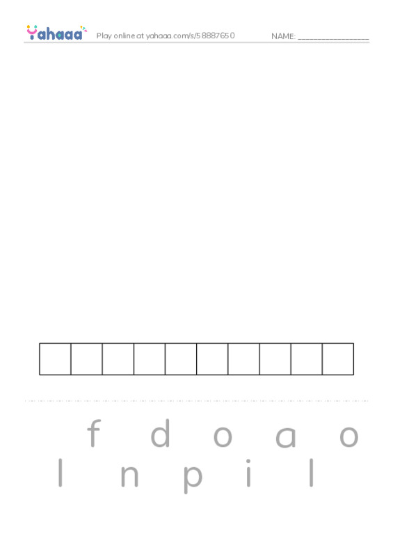 RAZ Vocabulary V: Floods PDF word puzzles worksheet