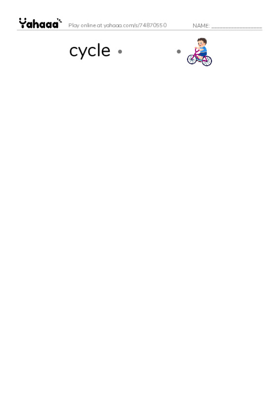 RAZ Vocabulary V: Forests on Fire PDF link match words worksheet