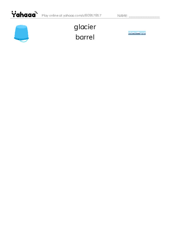 RAZ Vocabulary V: Razor and the Wolves PDF three columns match words