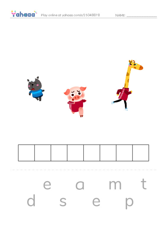 RAZ Vocabulary V: The Calgary Stampede2 PDF word puzzles worksheet