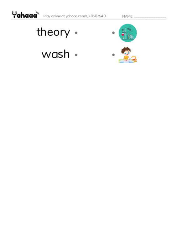 RAZ Vocabulary V: The Lost Dutchman2 PDF link match words worksheet