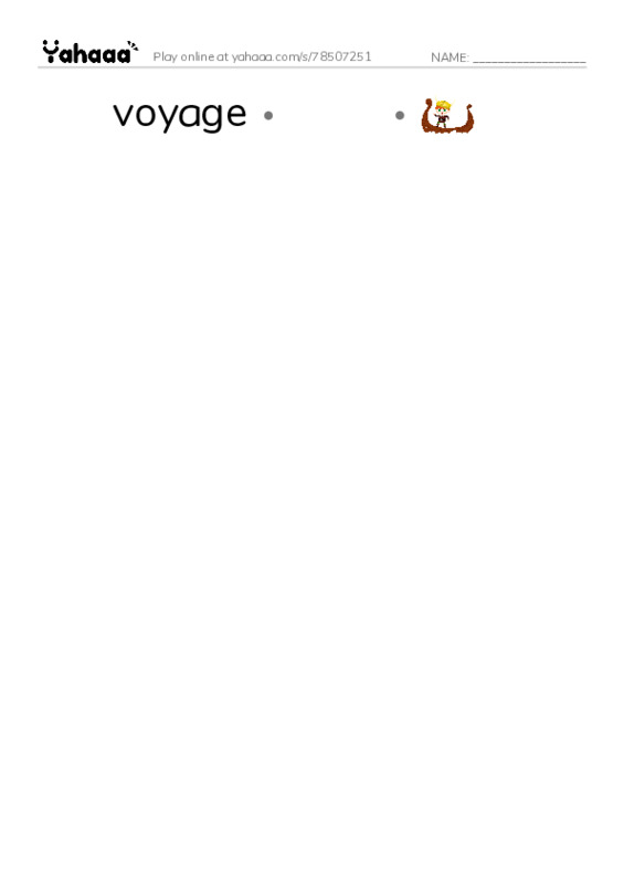 RAZ Vocabulary V: Treasure in the Puget Sound2 PDF link match words worksheet