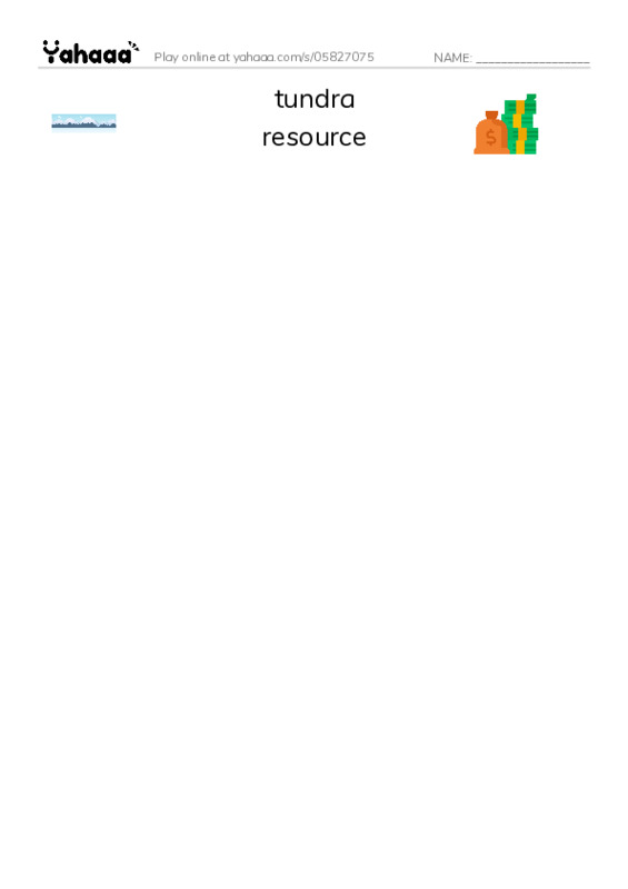 RAZ Vocabulary V: Who Owns the North Pole2 PDF three columns match words