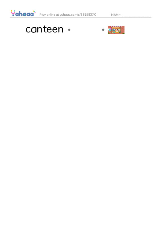 RAZ Vocabulary W: Adventure in Bear Valley PDF link match words worksheet