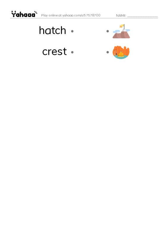 RAZ Vocabulary W: Atlantic Crossing PDF link match words worksheet